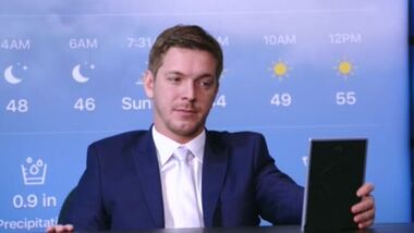 Ведущие погоды перепихнулись в прямом эфире